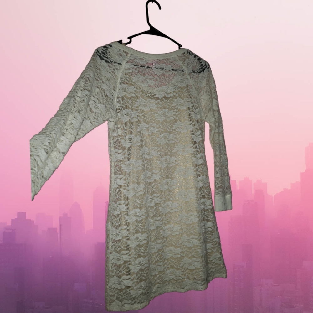 💖2-Piece Gold and Lace Dolled Up Bodycon Dress (Size S)